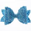 10Pcs 8CM Glitter Leather Hair Bow With Fully Covered For Hair Clips Bowknot Boutique Hair Bows For Headbands (10Pcs Pink, With No Clip) view 2