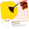 SKISUNO 2Pcs Wooden Handle Face Mask Brush Set Fan-Shaped Facial Mud Mask Applicator for Women for Skincare view 3