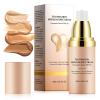 4 in 1 Color Changing Foundation Liquid Full Coverage Concealer with SPF 50+ Waterproof Hydrating Oil-Free BB Cream Makeup for Flawless Nude Face 30ml view 2