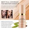 4 in 1 Color Changing Foundation Liquid Full Coverage Concealer with SPF 50+ Waterproof Hydrating Oil-Free BB Cream Makeup for Flawless Nude Face 30ml view 3