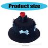 Birthday Bowknot Barrettes for Women Flapper Stylish Headpiece Accessories for Cosplay Party Elegant Clip Barrettes view 2