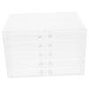 ABOOFAN Acrylic Makeup Storage Organizer Elegant Jewelry Holder for Desk Multi-functional Cosmetics Organizer for Lipstick Brushes and Accessories view 1