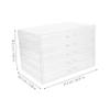 ABOOFAN Acrylic Makeup Storage Organizer Elegant Jewelry Holder for Desk Multi-functional Cosmetics Organizer for Lipstick Brushes and Accessories view 2