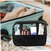 Abaodam Makeup Bag Handle Capacity Cosmetic Organizer for Travel and Toiletries for Women and Gym Accessories view 4