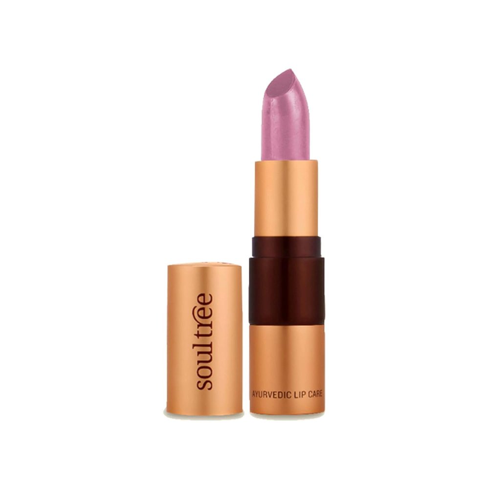 Ayurvedic Lipstick - Candy Floss 636, 4gm | Creamy Texture | Enriched with Organic Ghee & Almond Oil | Moistured & Nourished Lips | 4gm (Buy 2 Quantity Get 1 Quantity Free)