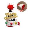 Christmas Santa Hats Hair Clip Festival Hair Accessory Women Kids Party Hairclip view 2