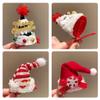 Christmas Santa Hats Hair Clip Festival Hair Accessory Women Kids Party Hairclip view 4