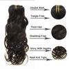 Brazilian Clip in Hair Extensions 100% Human Hair 7Pcs 100G Remy Hair Extensions Body Wave Clip ins for Black Women Natural Color (7PCSBody Wave, 10inch) view 4