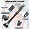 Dexspoeny Back Shaver for Men & Women(DIY), Body Hair Trimmer with Foldable Extra Long Ergonomic Handle, Wet Dry Shaving & Safety Razor Technology with 8 Pcs Ultra Sharp Replaceable Blades view 3