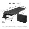 Age Table,Folding Bed,The Height Can Be Adjusted from 48cm-72cm,Suitable for Hotel Bedroom Spa Holiday Home Salon view 2
