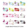 Colorful 2Pcs Girls' Hair Clip with Flower and Fruit Cake Children's Hair Ornaments Easy To Use And Gentle On Hair view 3