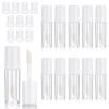 10PCS Mini Lip Gloss Tubes, 1.2 ml Clear Refillable Empty Lipgloss Tubes for Lipstick Balm Different Samples, Travel Refill Mini Lipgloss Tube Containers Women DIY Cosmetics with Rubber Inserts view 1