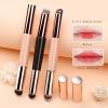 2 In 1 Double Ended Makeup Brushes Silicone Lip Brush Concealer Brush Lipstick Applicator Lipstick Brush Powder Brush view 2