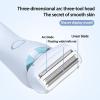 Livora Electric Shaver for Women, Bikini Trimmer for Women, 2 in 1 Wet & Dry Waterproof Electric Razors, Silk Glide Pro Shaver with Removable Head for Leg Arm Underarm Bikini Area view 2