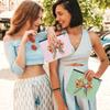 3 Pack Cute Bow Aesthetics Wildflower Makeup Bag,Travel Essentials Cosmetic Bags for Women, Teacher Sister Nurse Mom Girls Trip Bachelorette Party Travel Toiletry Bag Graduation Girl Weekend Christmas view 4