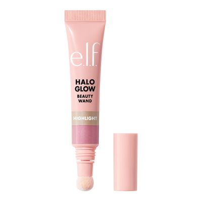 e.l.f. Halo Glow Highlight Beauty Wand, Liquid Highlighter Wand For Luminous, Glowing Skin, Buildable Formula, Vegan & Cruelty-free, Pink Prism