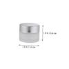10 Pcs round Glass Cosmetics Jars for Eye Cream Storage view 2