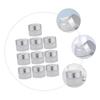 10 Pcs round Glass Cosmetics Jars for Eye Cream Storage view 3
