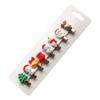 10pcs or 8ps Set Christmas Themed Hair Clips for Kids Lovely Party Hair Ornaments Hairclips Festive Hair Decorations view 1