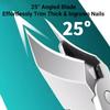 Eagle Beak Beveled Nail Clippers,Splashproof 25 Beveled Edge Nail Clippers 3-Piece Set,Super Sharp Oblique Nail Clipper,Wide Jaw Opening Anti-Splash Slanted Nail Clipper,for Women Men (White B) view 2