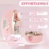 3-in-1 Electric Nail Clippers, Upgrade Electric Nail Clippers for Kids or Adults, Electric Polishing Nail Clipper with Collector, Excellent Electric Nail Trimmer Gift for Your Loves (Cute-Pink) view 2