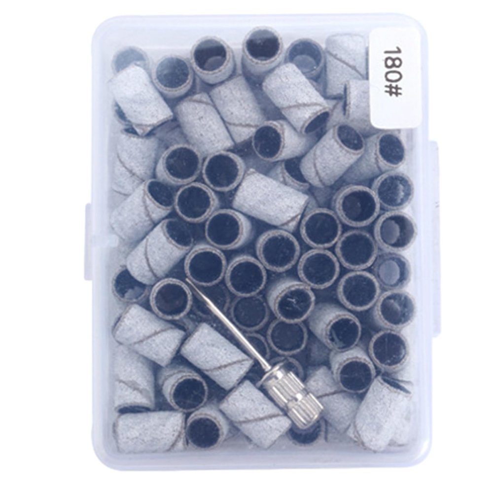 100 Pieces Sanding Band Manicure Nails Art Accessories Suitable For Natural And Artificial Nails