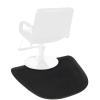 3.5x3.5ft Anti Fatigue Salon Mat for Hair Stylist,1/2" Thick Comfort Beauty Standing Mat,Hair Salon Floor Mats,Barber Shop Chair Mats,with Round Base,for Barbershop Spa Styling Equipment (Black) view 1