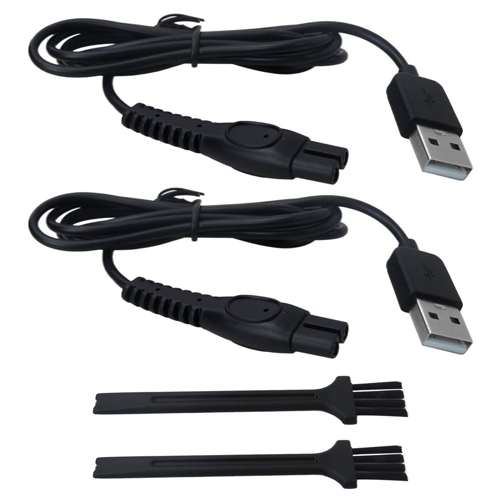 2025 New 5V USB Charger Cord Replacement for Philips 3000 Series: BT3230/41 BT3238/15 BT3234/15, Replacement for Philips Norelco Shaver 2400, 2-Pack, 3,3ft