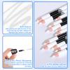 BOHUIZ 12Pcs White Barber Pencil with 2 Sharpener, Magic Hairline Pencils for Lineup Beard Shaping Beard Guide Pen Barber Chalk for Beards Hair Makeup Design for Men view 3