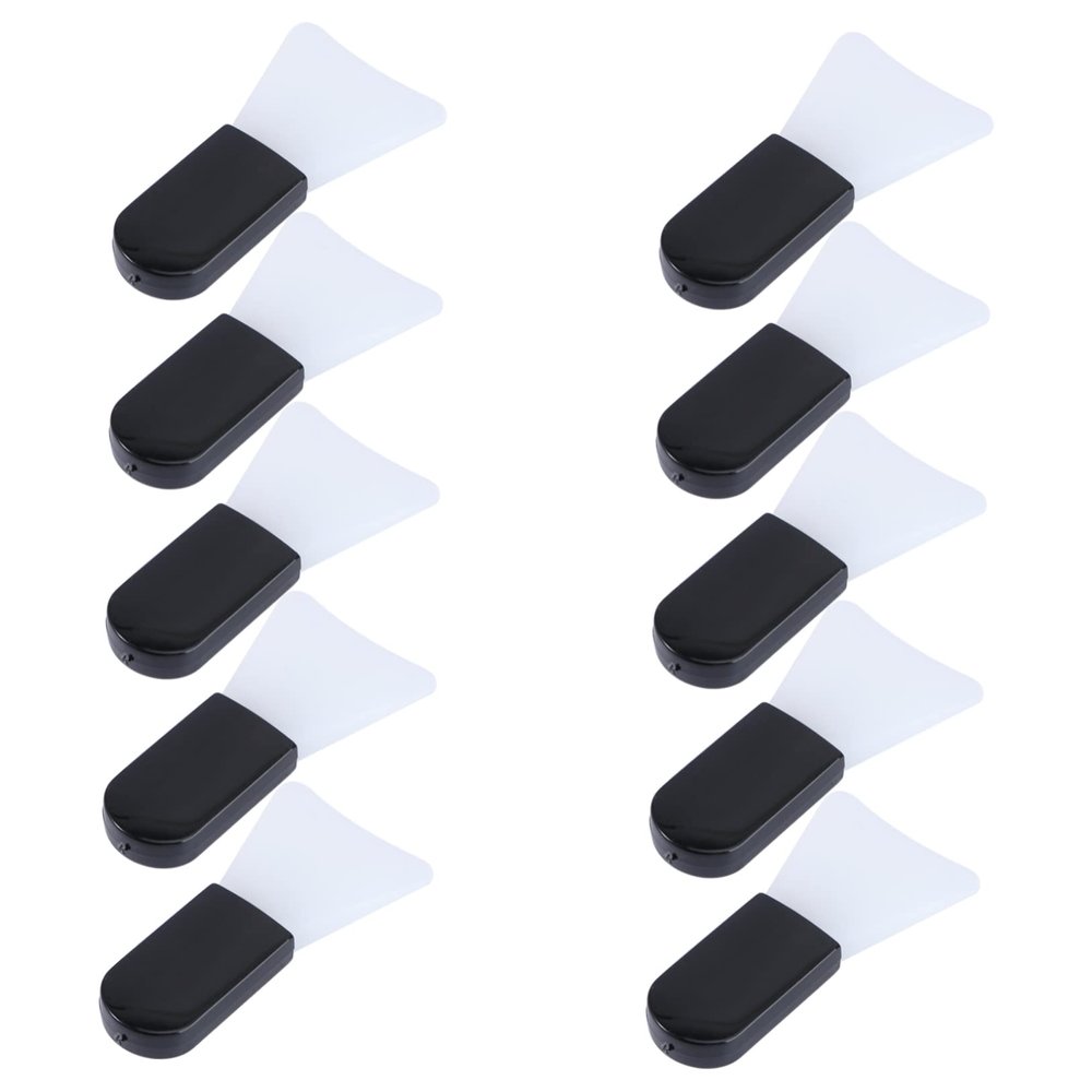 PLAFOPE 10pcs Silicone Face Mask Applicator Brushes Portable Makeup Tool for Facial Masks for Spa and Home Use