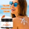 Beef Tallow Sunscreen SPF 30, Beef Tallow for Skin, Grass-Fed Beef Tallow Sunscreen for Face and Body, Lightweight and Non-Greasy Hydrating Moisturizing Sun Protection Cream, 2.11 OZ view 2