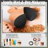 17PCS Makeup Sponge Set with 3PCS Mini Makeup Sponges,1PCS Make Up Sponges Holder,3PCS Foundation Mini Make Up Sponge Puff and 6PCS Powder Puff (Black) view 4