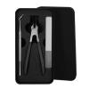 2025 Splashproof 25 Beveled Edge Nail Clippers 3-Piece Set, Super Sharp Oblique Nail Clippers, Wide Jaw Opening Anti-Splash Slanted Nail Clipper (Black) view 1