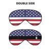 American Flag Print Eye Mask,Silk-Like Sleep Mask,Night Sleeping Mask for Men Women,for Sleep Relaxation view 2