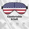 American Flag Print Eye Mask,Silk-Like Sleep Mask,Night Sleeping Mask for Men Women,for Sleep Relaxation view 3