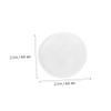 PACKOVE 200pcs Round Reusable Makeup Cleaning Pads Facial Cushions for Deep Cleansing for Eye Makeup Removal Convenient Travel Color view 2