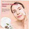PACKOVE 200pcs Round Reusable Makeup Cleaning Pads Facial Cushions for Deep Cleansing for Eye Makeup Removal Convenient Travel Color view 3
