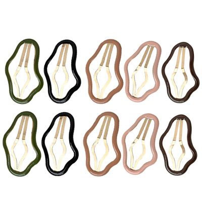 Ipetboom 10pcs Cloud-shaped Hair Clips for Girls Cute Non- Barrettes for Hair for and Side Styles Elegant Accessories for Women