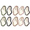 Ipetboom 10pcs Cloud-shaped Hair Clips for Girls Cute Non- Barrettes for Hair for and Side Styles Elegant Accessories for Women view 1