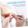 CALLARON 7-Piece Stainless Steel Pedicure Tool Set Foot Callus Remover and Dead Skin Remover Kit for Professional Use Includes Foot Grinding Tool for Home and Salon view 4