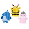 Healvian 3pcs Shower Mitt for Boys and Girls Bath Scrubber Cartoon Design for Cleaning Boys and Girls Bathroom view 1
