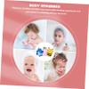 Healvian 3pcs Shower Mitt for Boys and Girls Bath Scrubber Cartoon Design for Cleaning Boys and Girls Bathroom view 3