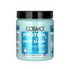Cosmo Hair Care Blue Protein + Argan Oil Hair Mask 1000ml - 33.8 fl.oz, Fortifying, Intense Moisturizing, 3 in 1 Shine, For Dull, Unruly, Frizzy Hair, Paraben Free, All Hair Types, Treatment view 1