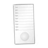 Crystal Glass Eyelash Extension Board with Scale for Selected False Lashes view 1
