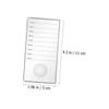 Crystal Glass Eyelash Extension Board with Scale for Selected False Lashes view 4