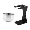 NULYLU Shaving Brush Stand with Bowl and Razor Holder for Men Convenient Shaving Tool Set for Neat and Tidy Grooming view 1