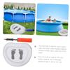 BIUDECO Inflatable Pool Foot Wash Tray Foot Bath Basin for Pool Entry Boys and Girls Spa Soaking Basin view 2