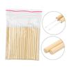 BIUDECO 50pcs Bamboo Eyelash Cleaning Swabs Makeup Applicators for Eyelash Extensions Beauty Tools Compact and Convenient for Home Salon Use view 2
