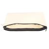 10PCS Creative Canvas Cosmetic Bag, Blank Makeup Bag with Black Lanyard, Portable Multipurpose Craft Bag for Travel, Pencil, Jewelry, Toy Storage (White) view 3
