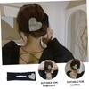 FRCOLOR Rhinestones Heart Hair Curler Hair Bun Maker Tool for Women Girls for Braids Festival view 2